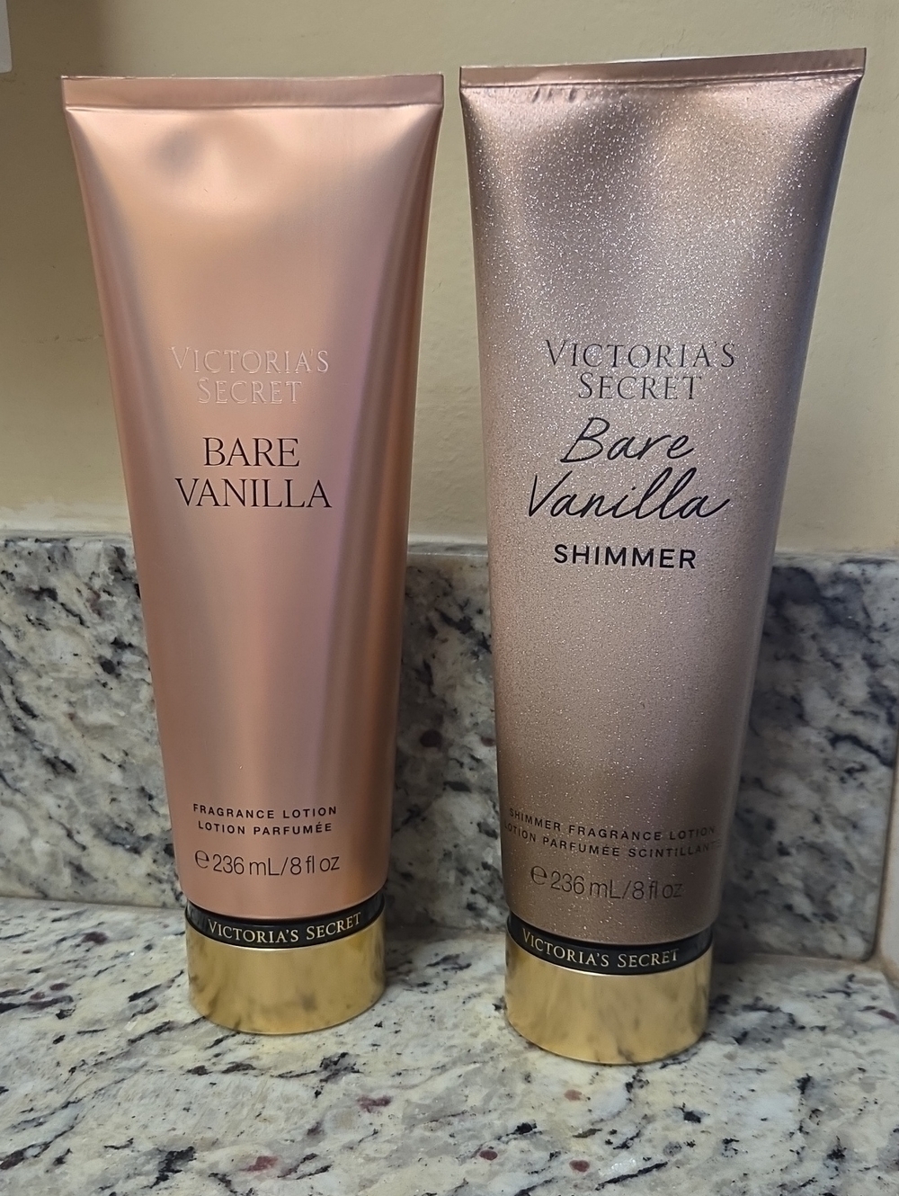 New Victoria's Secret Lotions Bundle Bare Vanilla Bare Vanilla Shimmer